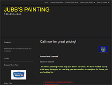 Tablet Screenshot of jubbspainting.com